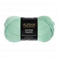 Пряжа ALPINA COTTON PALLETE (50% хлопок, 50% акрил) 10х50г/205м цв.16 мятный