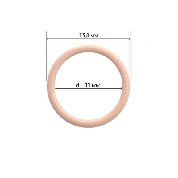 Кольцо для бюстгальтера металл ARTA.F.2830 ?11мм, цв.168 серебристый пион, уп.50шт