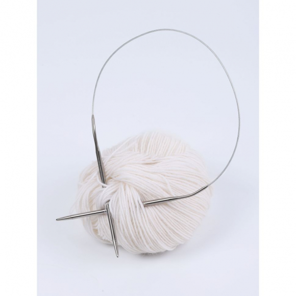 Спицы круговые для вязания на тросиках Maxwell Black арт.60-45 4,5 мм /60 см