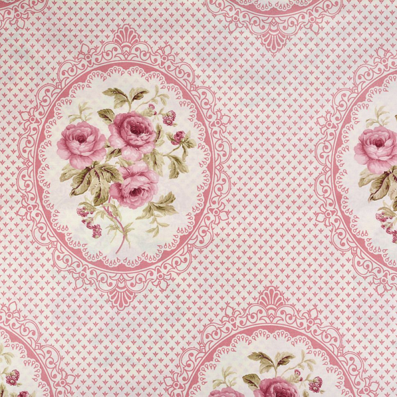 Ткань ранфорс Медальон, арт.WH 12260-v23, 130г/м?,100% хлопок, шир.240см, цв.коралл, уп.3м Ткань ранфорс Медальон, арт.WH 12260-v23, 130г/м?,100% хлопок, шир.240см, цв.коралл, уп.3м