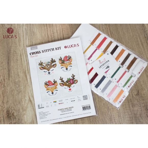 Набор для вышивания "Лисята и Оленята"