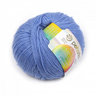 Пряжа для вязания ПЕХ Детский каприз (50% мериносовая шерсть, 50% фибра) 10х50г/225м цв.015 т.голубой