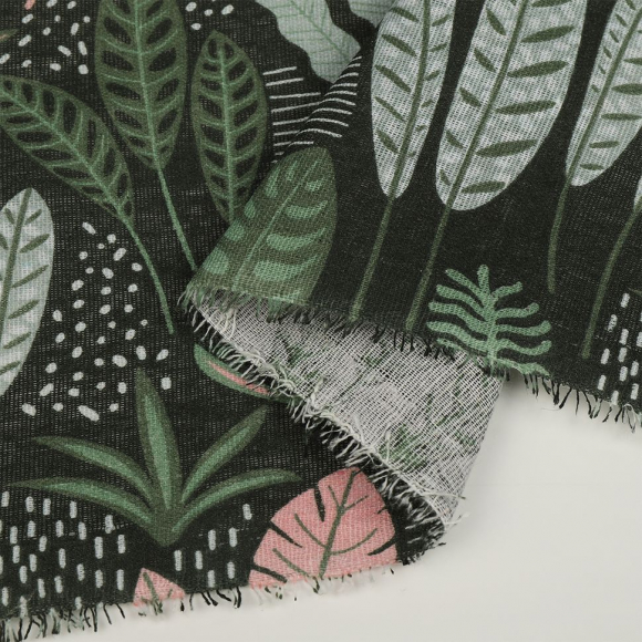 Ткань Лен, арт.TBY-DJ-46, 140г/м?, 30% лен 70% хлопок, шир.150см, уп.1м