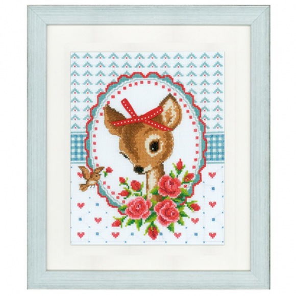 79584_Набор для вышивания "Бэмби и розы"