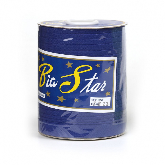 Косая бейка хлопок TBY арт.CB15 шир.15мм цв.F223 синий уп.132 м