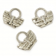 Подвеска металлическая Корзина арт.TB.8S.B46381 Античное серебро 14х13 мм уп.100шт Подвеска металлическая Корзина арт.TB.8S.B46381 Античное серебро 14х13 мм уп.100шт