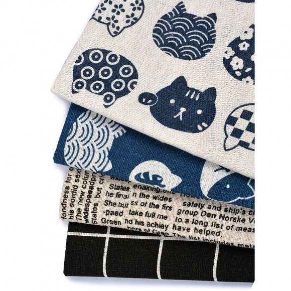 Ткань Лен, арт.TBY-DJ-32, 140г/м?, 30% лен 70% хлопок, шир.150см, уп.5м