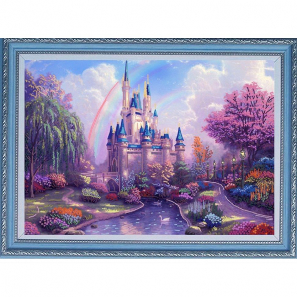 Рисунок на ткани (Бисер) КОНЁК арт. 8466 как в сказке 45х60 см