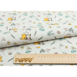 Ткани для пэчворка в рулонах МАРТОВСКАЯ ПЕСНЯ 112 см 100% хлопок (в метрах) МП-09 серый