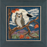 Набор для вышивания MILL HILL Сова 12,7х12,7 см