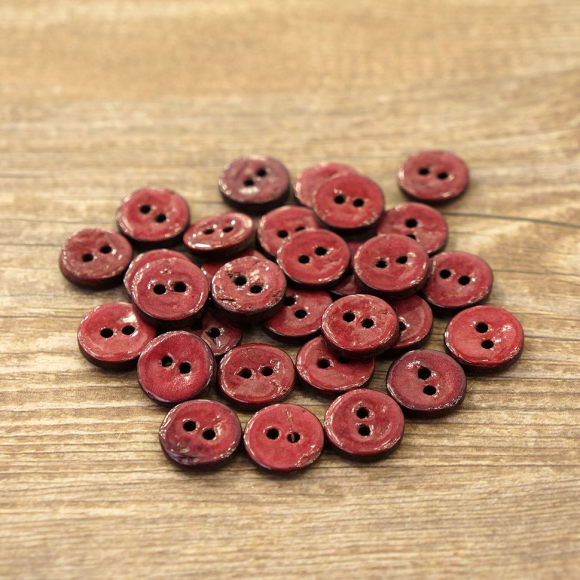 Пуговицы CONCEPT, размер 18, кокос, цвет COL.10 фуксия