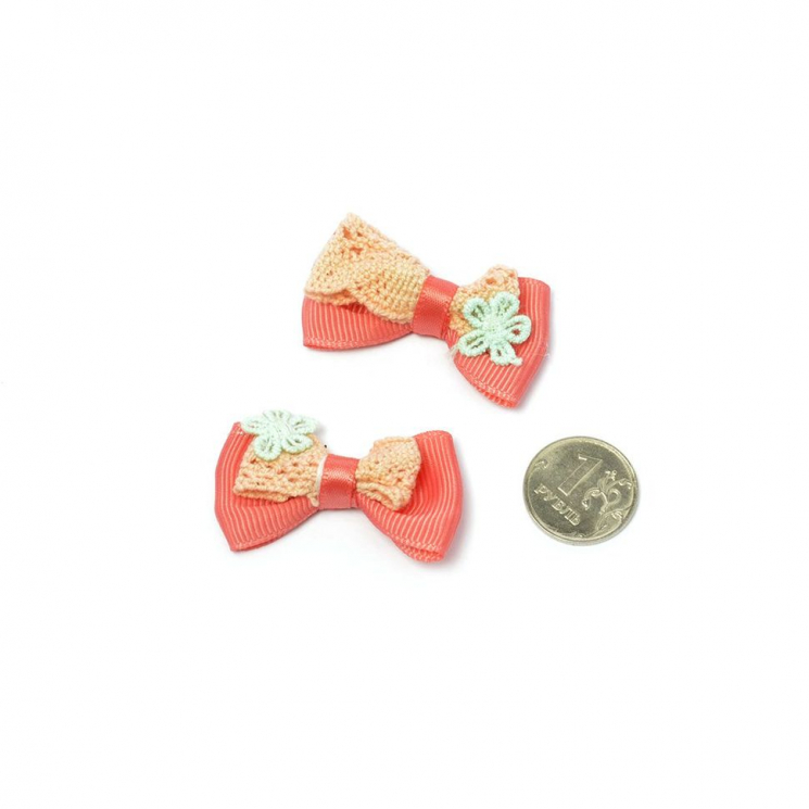 Бантики пришивные MAGIC HOBBY арт.MG.YZ-17.1 цв. 1 уп. 2шт