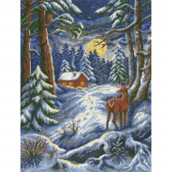 Набор для вышивания PANNA арт. PS-1106 Лунная ночь 24х32 см