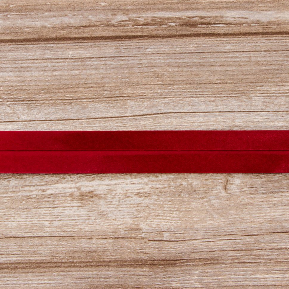 Косая бейка атласная 30 мм, 25 м, цвет 30, бордо