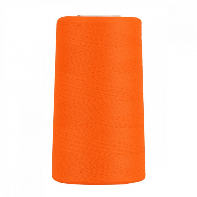 Нитки швейные 50/2 полиэстер 5000 ярд цв.580 оранжевый (неон) MAX