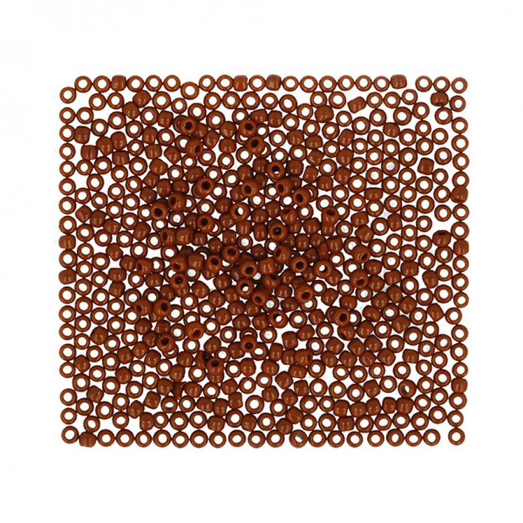 Бисер Япония "TOHO" 11/0  круглый 2  2.2 мм 5 х 5 г №0046L коричневый