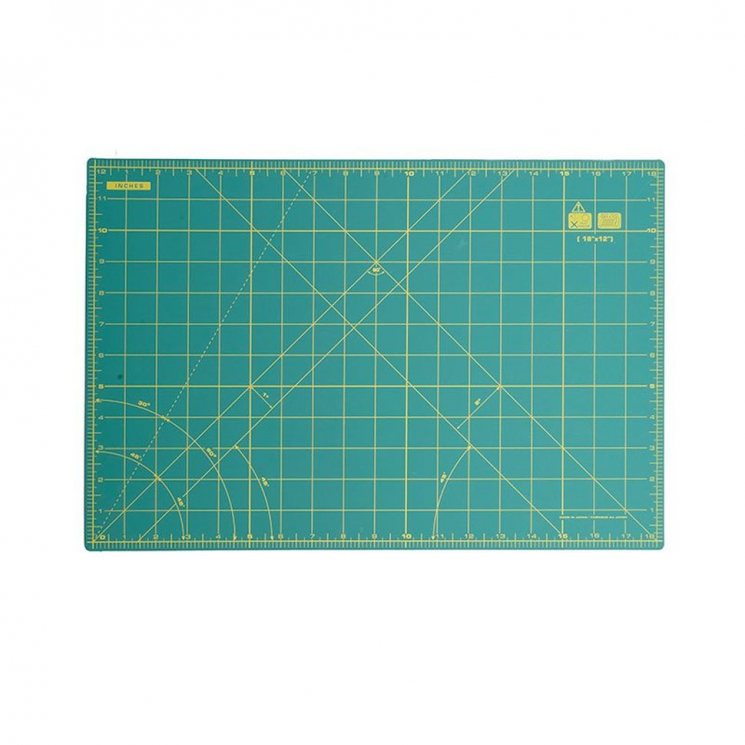611386 PRYM Коврик д/раскройных ножей 30х45см сантиметровая и дюймовая шкала