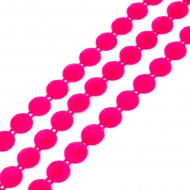 Тесьма пластиковая арт.TBY A05 цв.01 малиновый ?12мм уп.9.14м