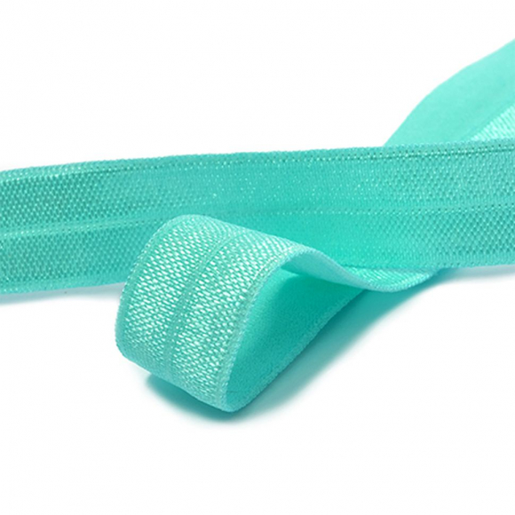 Резинка TBY бельевая окантовочная блестящая шир.15мм цв.F201 мятный уп.50 м