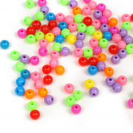 Бусины акриловые MAGIC 4 HOBBY арт.MG.2203.08 цв.ассорти ?8мм уп.500г