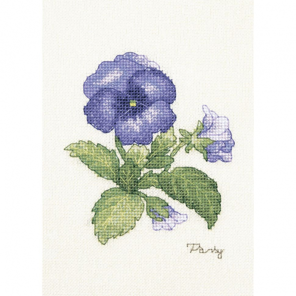 Набор для вышивания крестом XIU CRAFTS арт.2032405 Анютины глазки 18х13 см Набор для вышивания крестом XIU CRAFTS арт.2032405 Анютины глазки 18х13 см