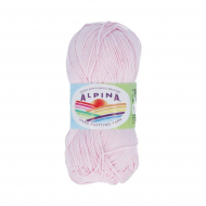Пряжа ALPINA SATI (100% мерсеризованный хлопок) 10х50г/170м цв.157 св. розовый