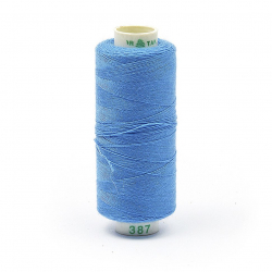 Нитки Dor Tak бытовые 40/2 полиэстер 366м цв.387 голубой