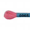 Нитки для вышивания Gamma мулине (0001-0206) 100% хлопок 24 x 8 м цв.0065 розовый