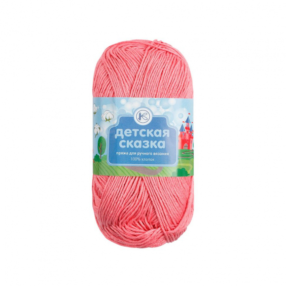 Нитки для вязания Детская сказка (100% хлопок) 8х100г/250м цв.0801 С-Пб