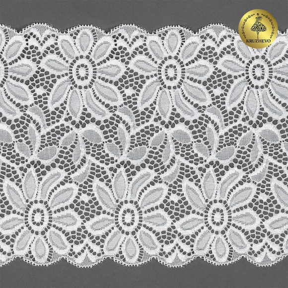 Кружево-стрейч KRUZHEVO арт.TBY.L3727 шир.185мм (под заказ)
