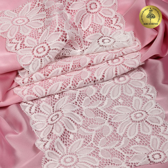 Кружево-стрейч KRUZHEVO арт.TBY.L3727 шир.185мм (под заказ)