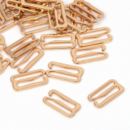 Крючок для купальника металл TBY-915.SW 15мм, цв.золото, уп.1000шт