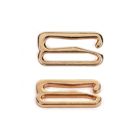 Крючок для купальника металл TBY-915.SW 15мм, цв.золото, уп.1000шт