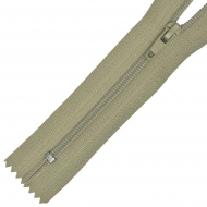 Молния MaxZipper брючная №4 замок автомат, 20см н/р цв.F323 бежевый уп.100шт