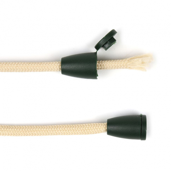 Наконечник для шнура пластик арт. 27106Н (? 4мм) цв.т.зеленый уп.100шт