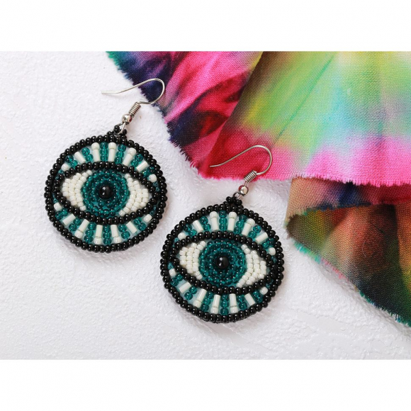 Набор для вышивания KLART арт. 10-508 Серьги. Глаза 3,5х3,5 см