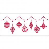 83989_Трафарет "Новгодние шары"