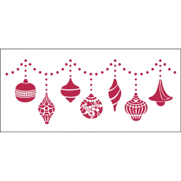 83989_Трафарет "Новгодние шары"