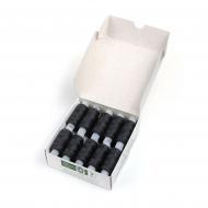 Нитки армированные 45ЛЛ 200 м цв.6814 серо-черный Нитки армированные 45ЛЛ 200 м цв.6814 серо-черный