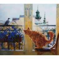 Набор для вышивания PANNA Живая картина арт. JK-2037 Охотник 25х22 см