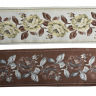 Лента отделочная жаккардовая арт.TBY.3009-7 шир.90 мм, цв.бежево/коричневый, уп.25 м