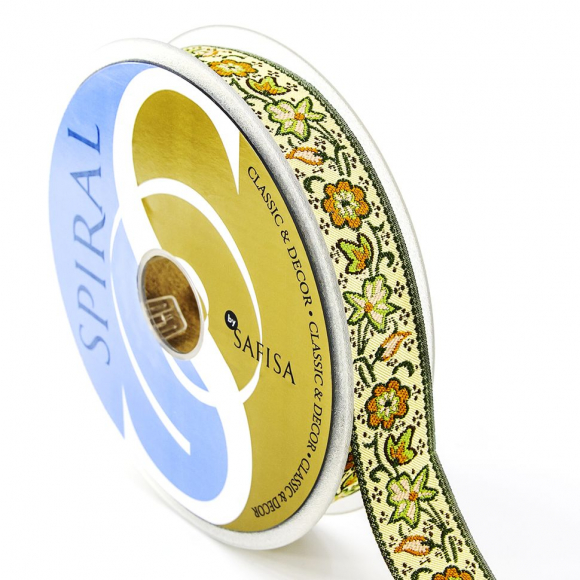 Лента жаккард SAFISA, 25 мм, 15 м, цвет 04