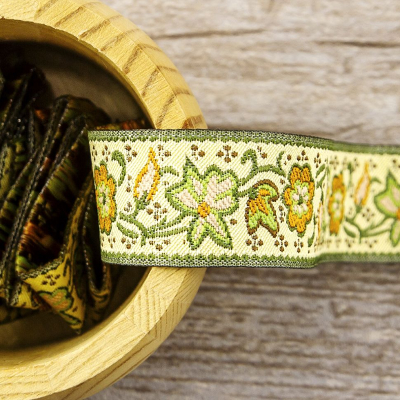 Лента жаккард SAFISA, 25 мм, 15 м, цвет 04