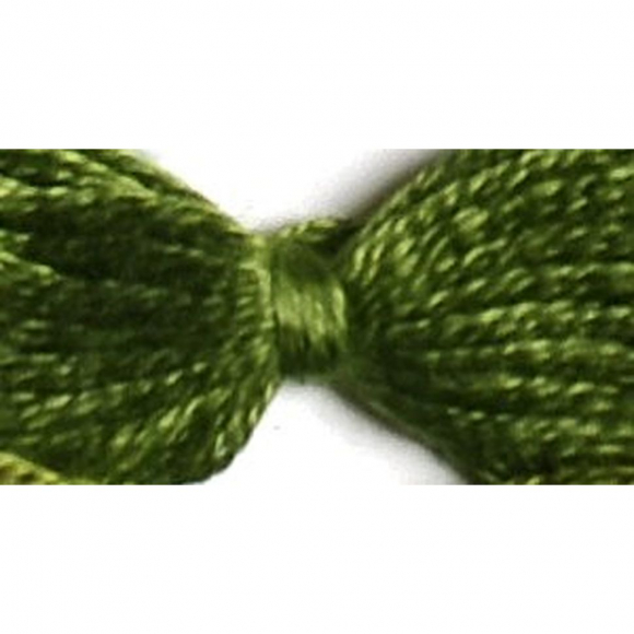 Нитки мулине цв.4806 зеленый 12х10м С-Пб
