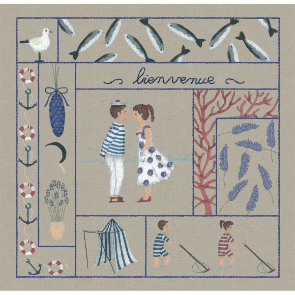 189468_Набор для вышивания:"July" (Июль), 22 х 22 см