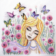 Набор для вышивания "Цветы в душе"