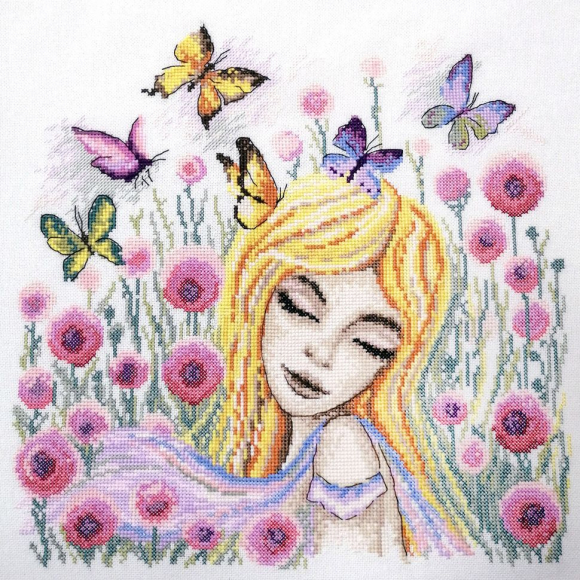 Набор для вышивания "Цветы в душе" Набор для вышивания "Цветы в душе"