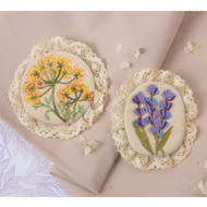 Набор для вышивания PANNA Живая картина арт. JK-2210 Винтажные броши. Фенхель и Лаванда 7х7 см Набор для вышивания PANNA Живая картина арт. JK-2210 Винтажные броши. Фенхель и Лаванда 7х7 см