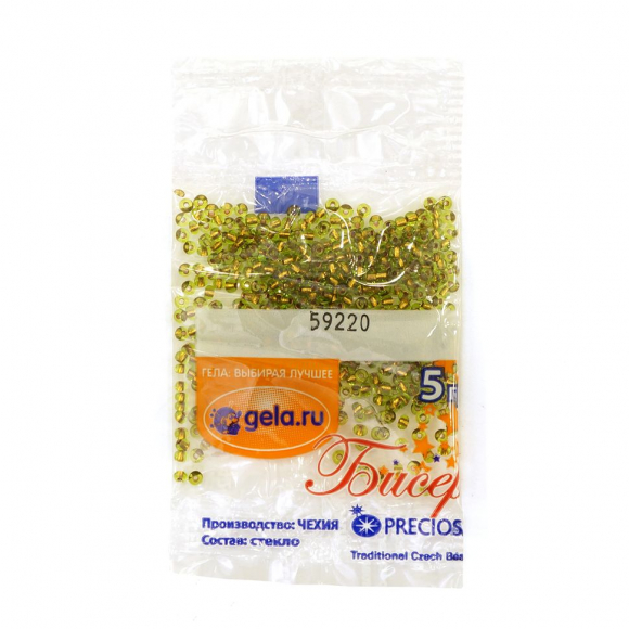 Бисер №10, 5 г., цвет 59220