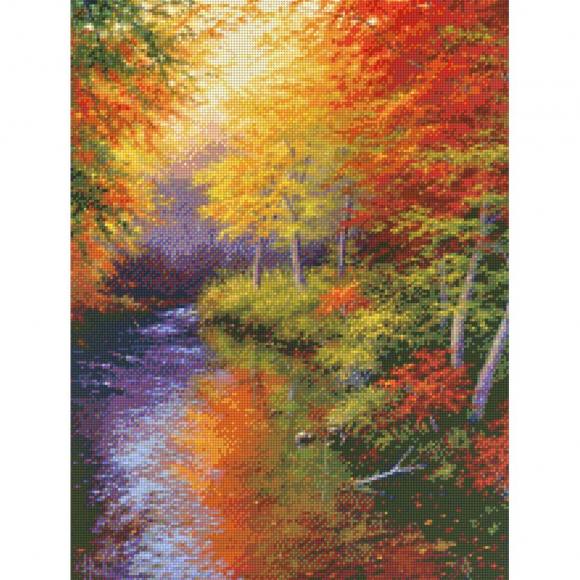 70450_Набор для вышивания "Отражения осени"